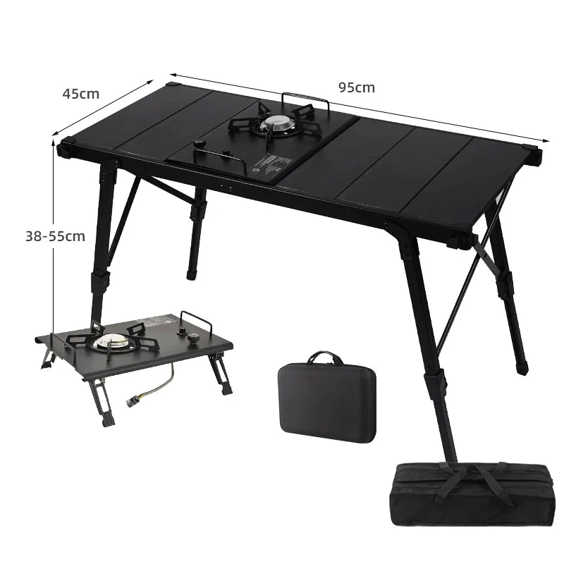 Table de camping IGT pliante amovible pour le camping & van-life "Planete Rando - IGT-TB"
