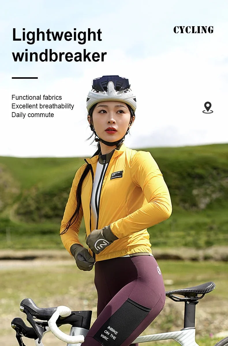 Veste / coupe-vent Imperméable pour le cyclisme pour femme UPF50+ "INBIKE - Windbreaker"