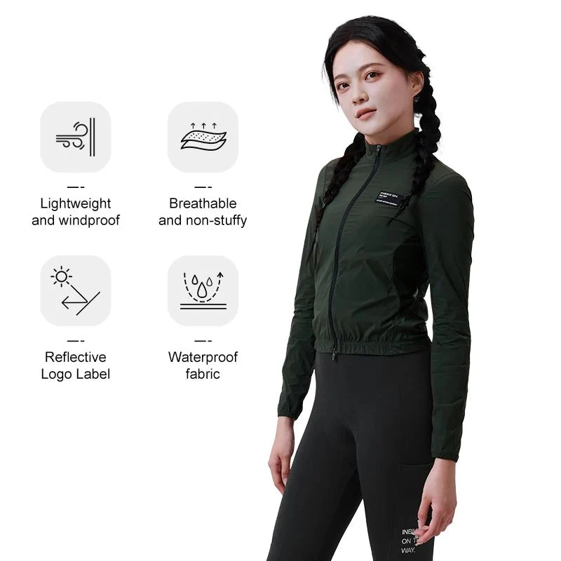 Veste / coupe-vent Imperméable pour le cyclisme pour femme UPF50+ "INBIKE - Windbreaker"
