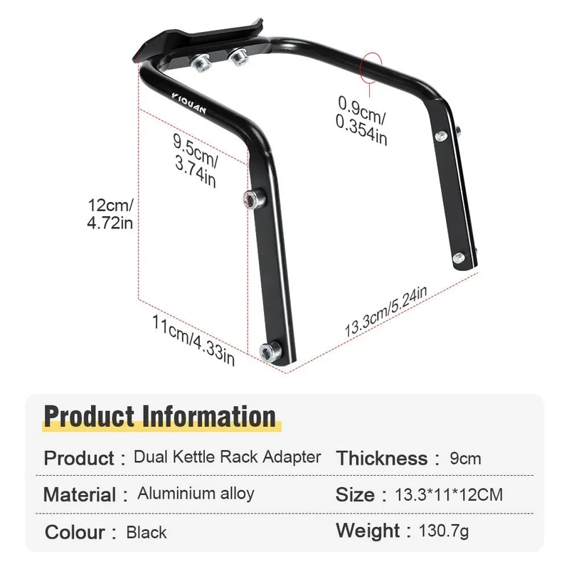 Sacoche de vélo étanche 13L avec stabilisateur pour VTT/ VTC, Gravel "NEWBOLER - PAC040"