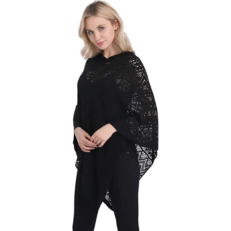 Poncho femme cape
