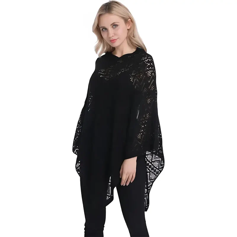 Poncho femme cape