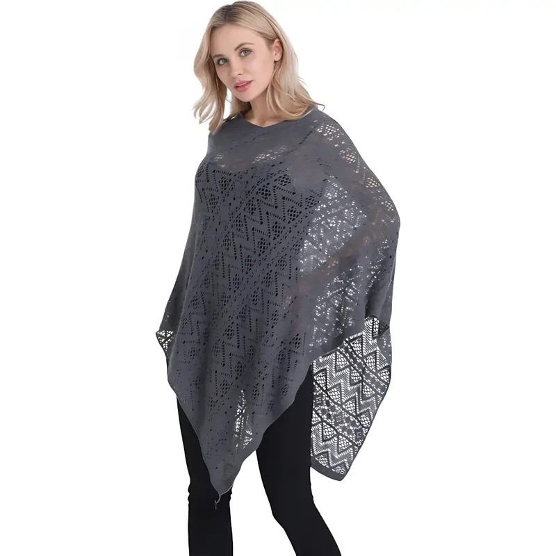 Poncho femme cape