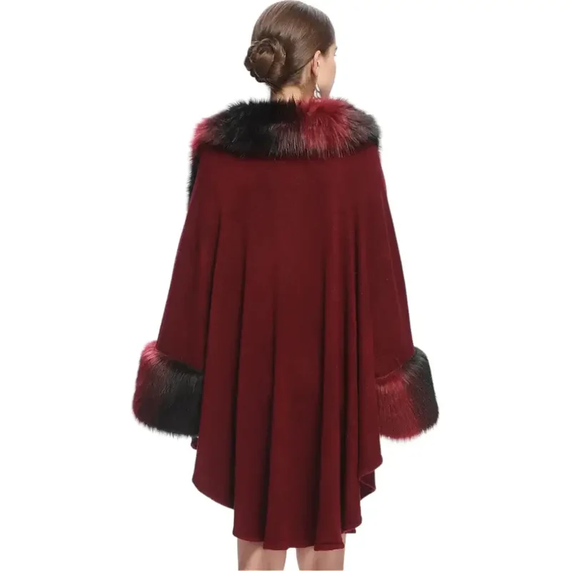 Poncho pas cher femme