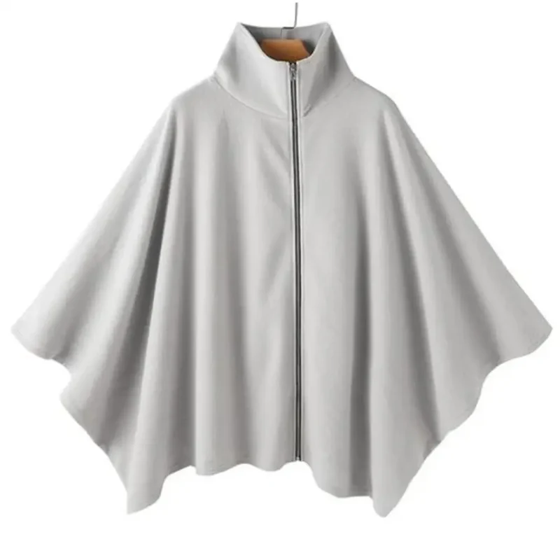 Poncho cape polaire femme