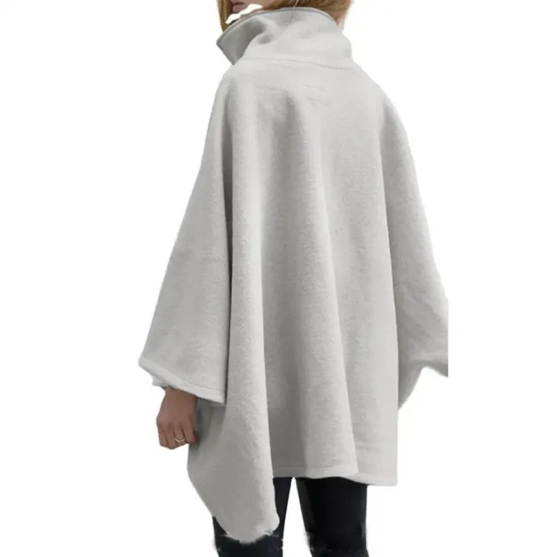 Poncho cape polaire femme
