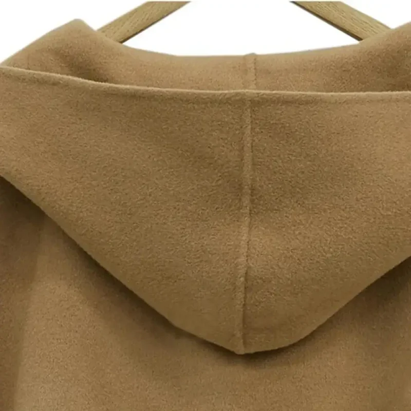Manteau poncho capuche femme