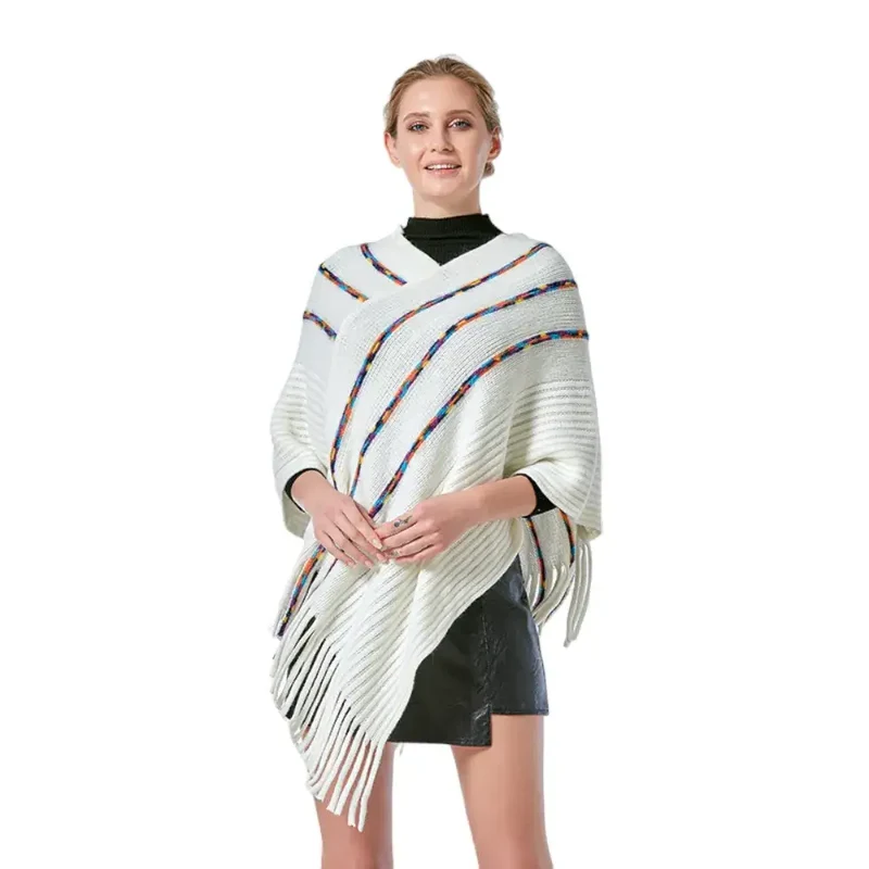 Femme poncho