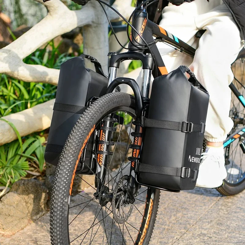 Sacoche de fourche de vélo portable et étanche 10L "NEWBOLER - BAG118"