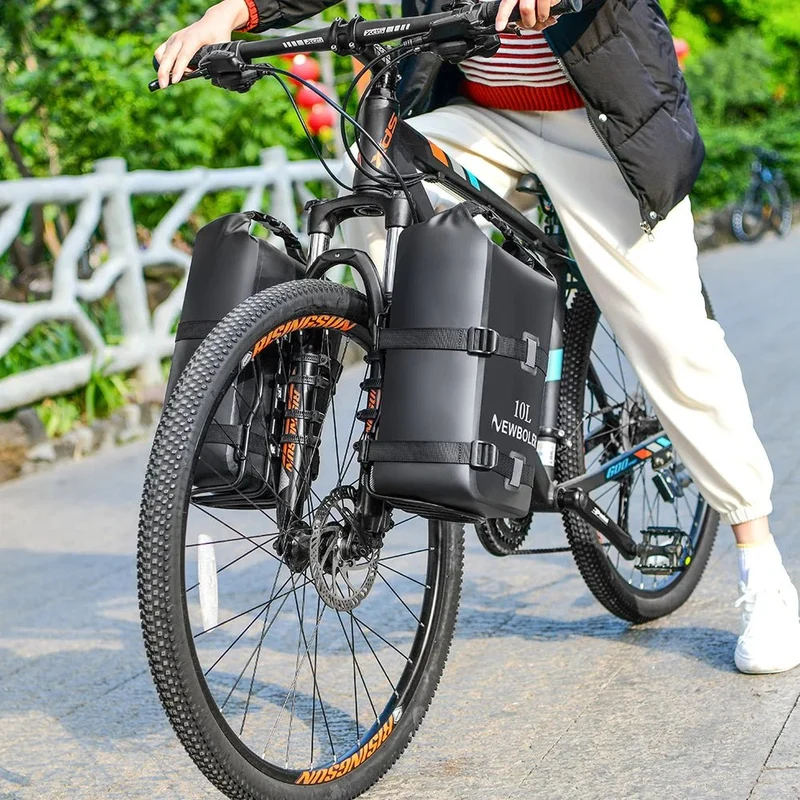 Sacoche de fourche de vélo portable et étanche 10L "NEWBOLER - BAG118"
