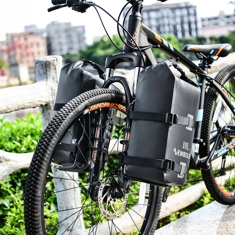 Sacoche de fourche de vélo portable et étanche 10L "NEWBOLER - BAG118"