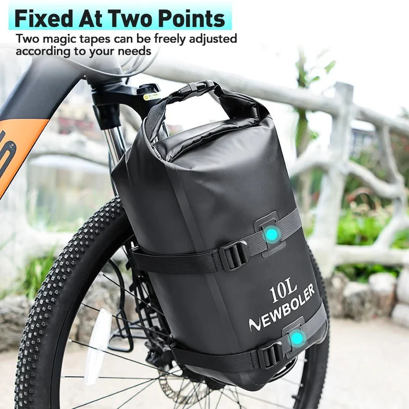 Sacoche de fourche de vélo portable et étanche 10L "NEWBOLER - BAG118"