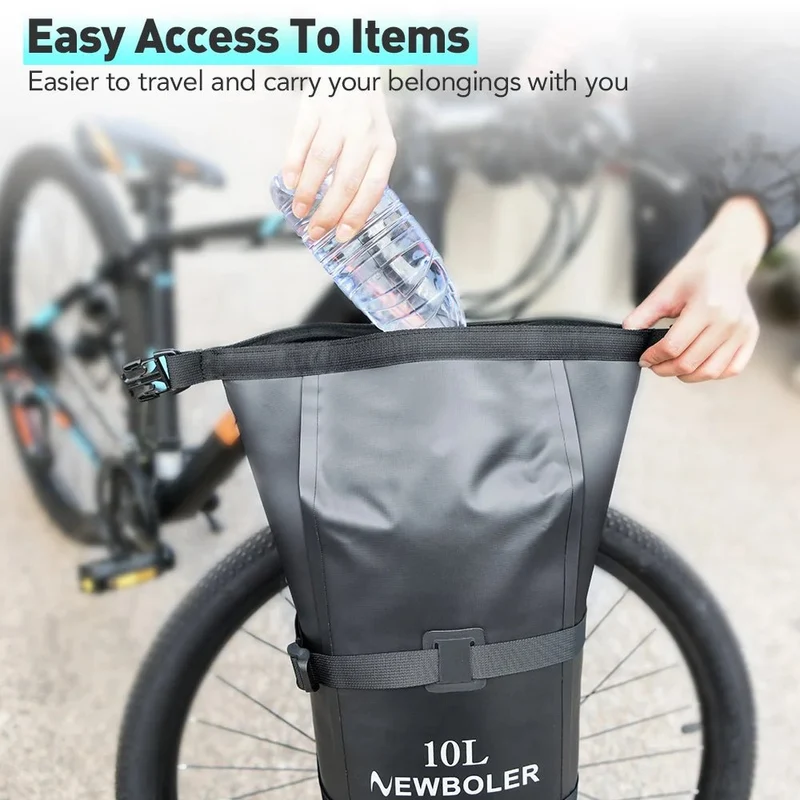 Sacoche de fourche de vélo portable et étanche 10L "NEWBOLER - BAG118"