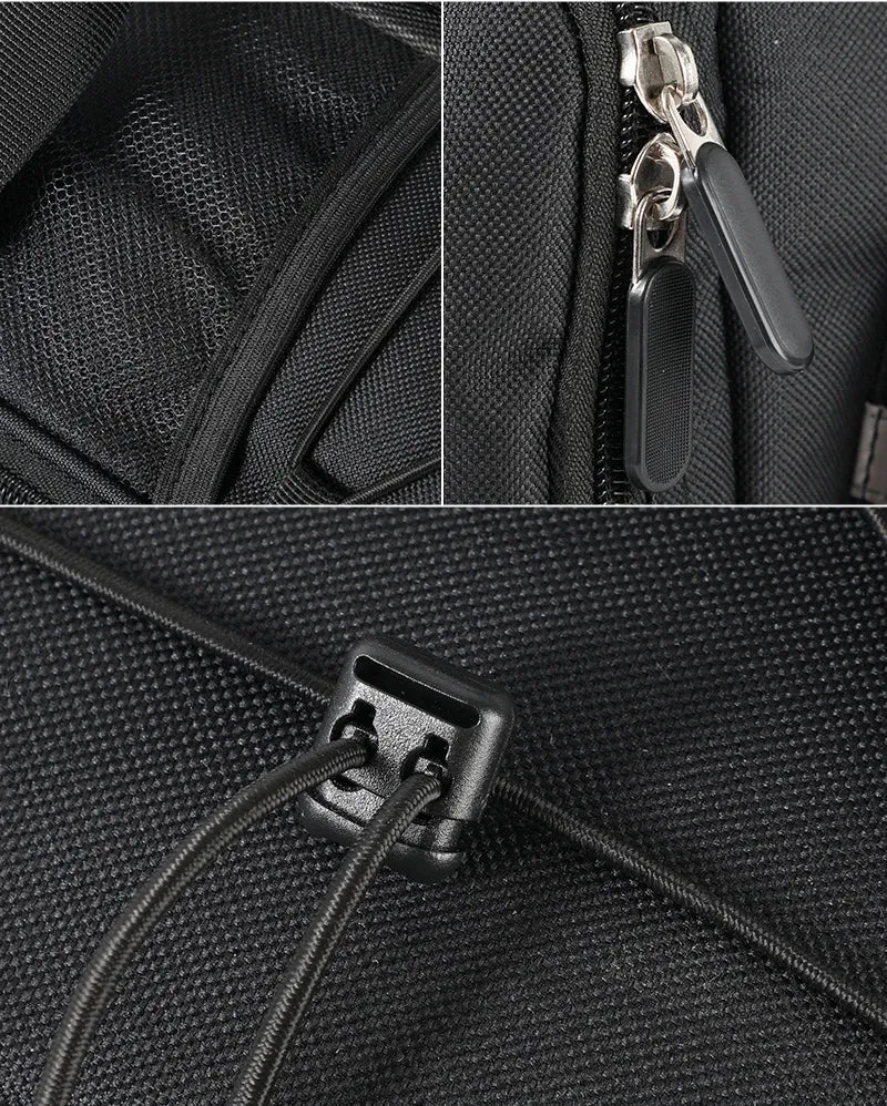 Sacoche de vélo 3 en 1 étanche sur porte-bagages avec pochette latérales 20/35L "WEST BIKING - YP0707250"