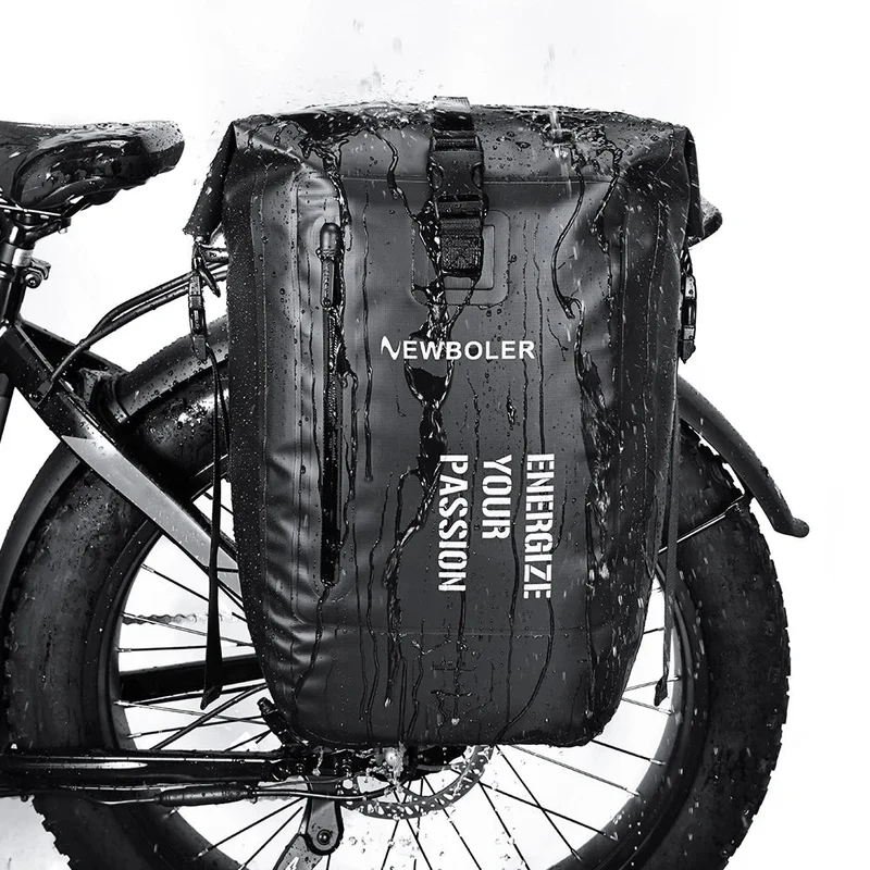 Sacoche de vélo étanche sur porte-bagage arrière de vélo 27L "NEWBOLER - BAG008"