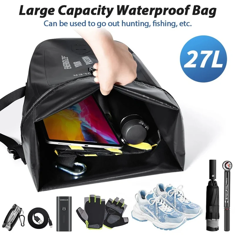 Sacoche de vélo étanche sur porte-bagage arrière de vélo 27L "NEWBOLER - BAG008"