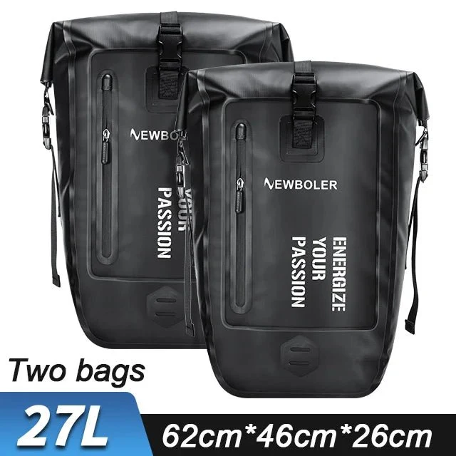 Sacoche de vélo étanche sur porte-bagage arrière de vélo 27L "NEWBOLER - BAG008"