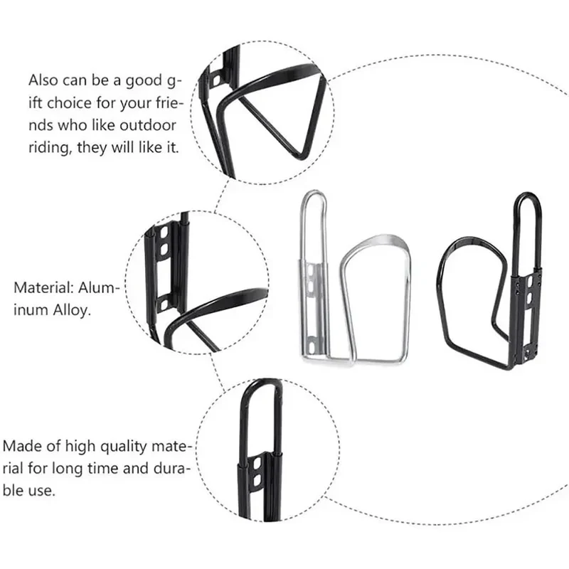 Porte-bidon / support pour bouteille d'eau de vélo en alliage d'aluminium "Newboler - QX186"