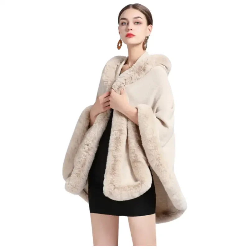 Poncho cape femme hiver