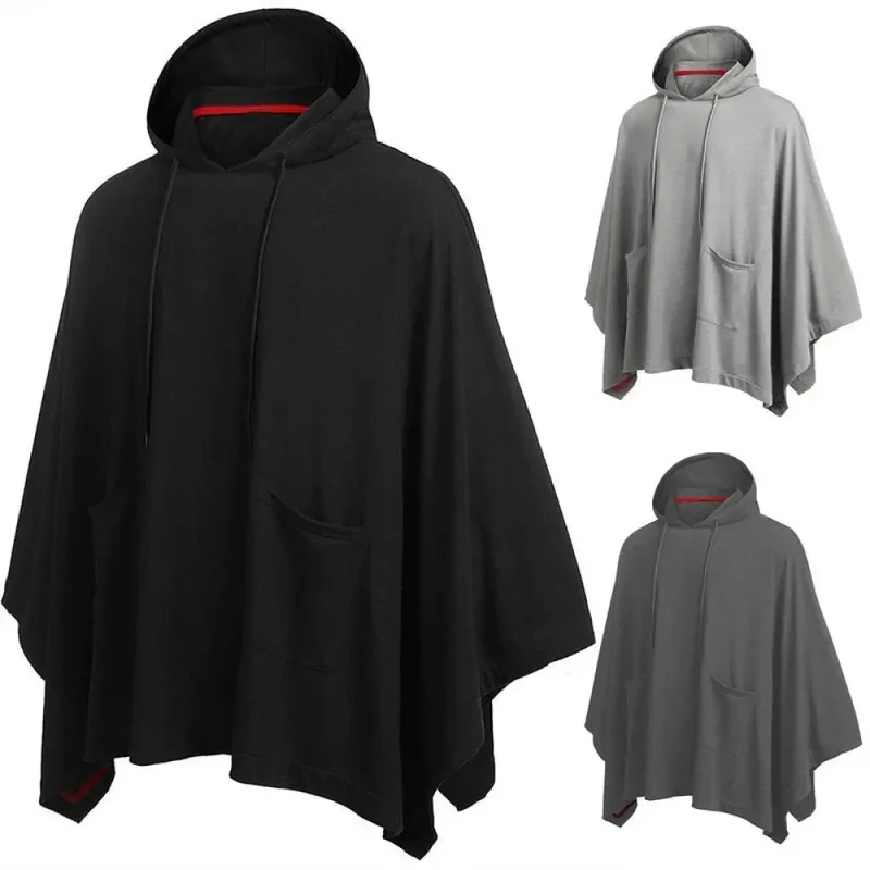Poncho en polaire homme