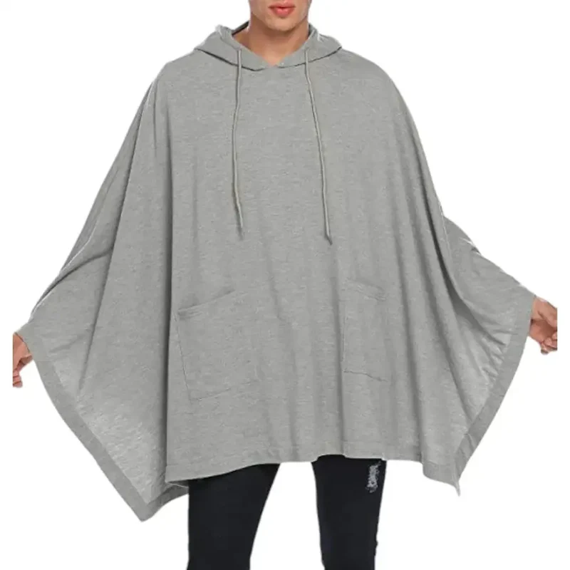 Poncho en polaire homme