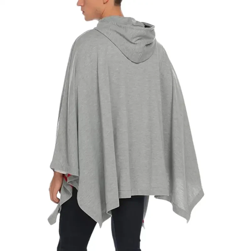 Poncho en polaire homme