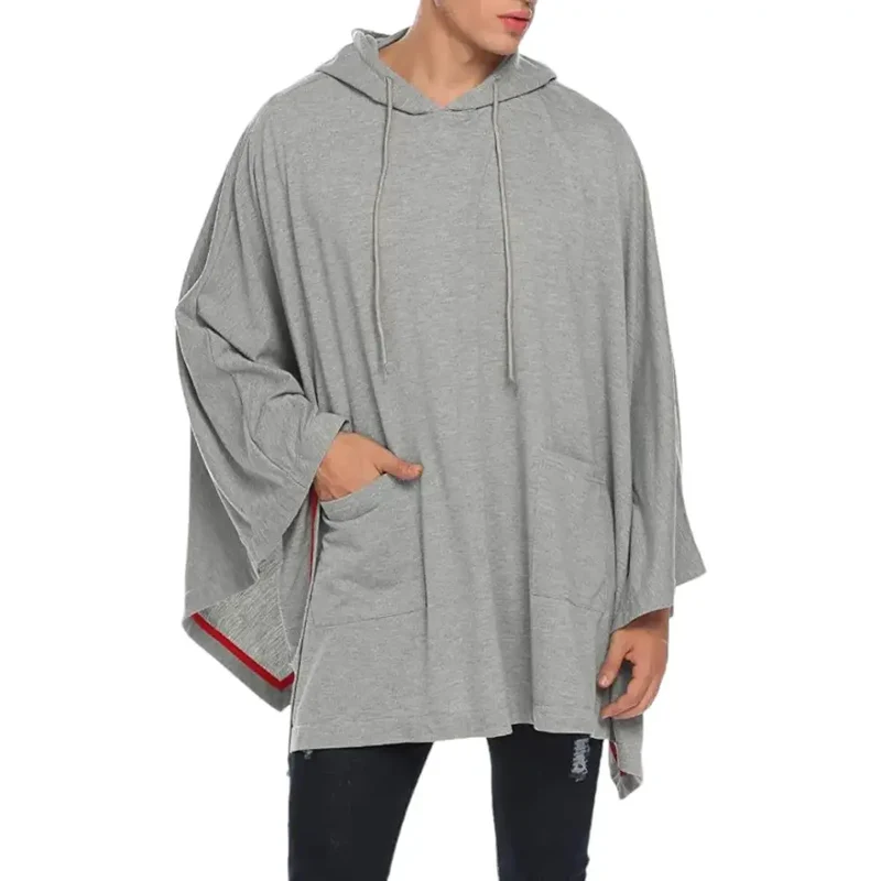 Poncho en polaire homme
