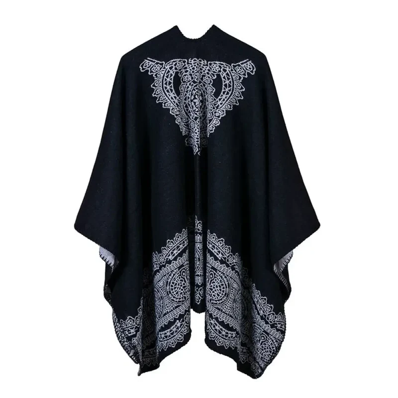 Poncho femme manteau