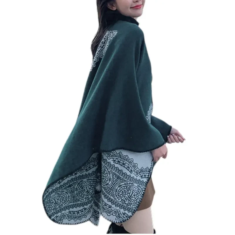 Poncho femme manteau