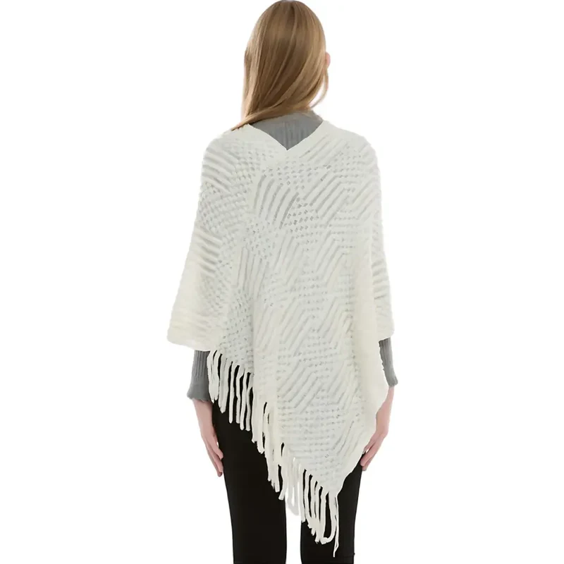 Poncho femme mode