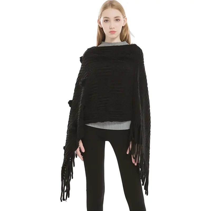 Poncho femme mode