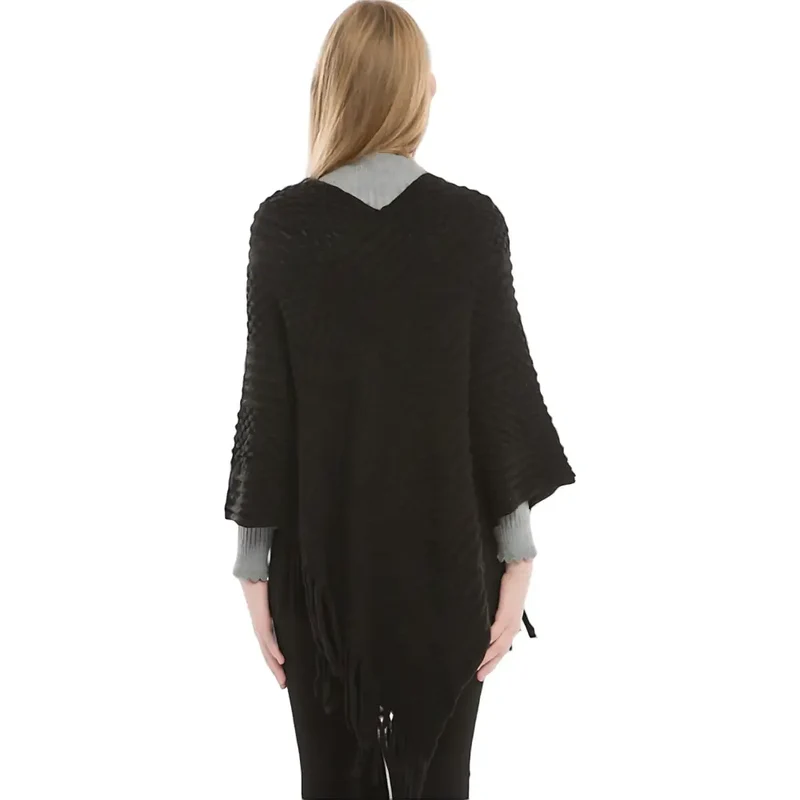 Poncho femme mode