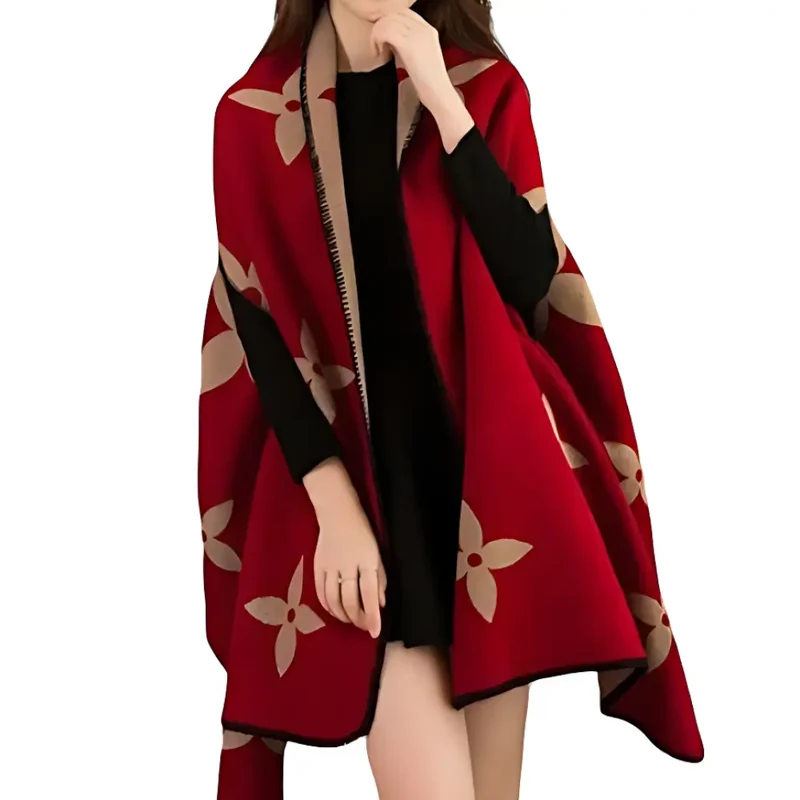 Poncho femme laine pas cher