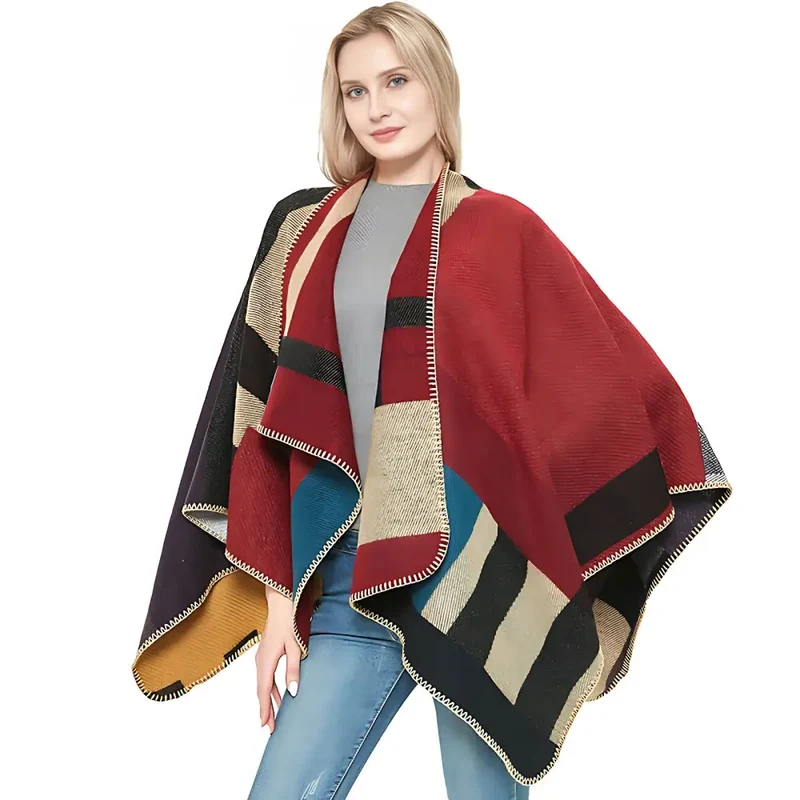 Poncho femme cachemire