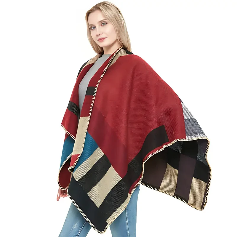 Poncho femme cachemire