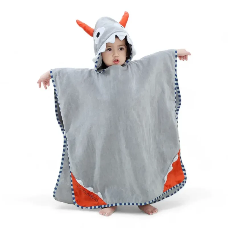 Poncho plage enfant
