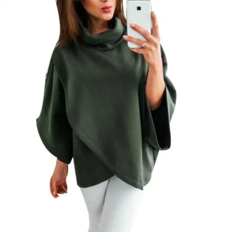Poncho polaire femme