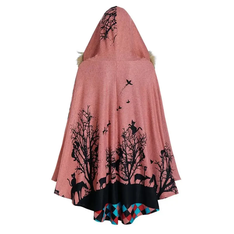 Poncho long femme