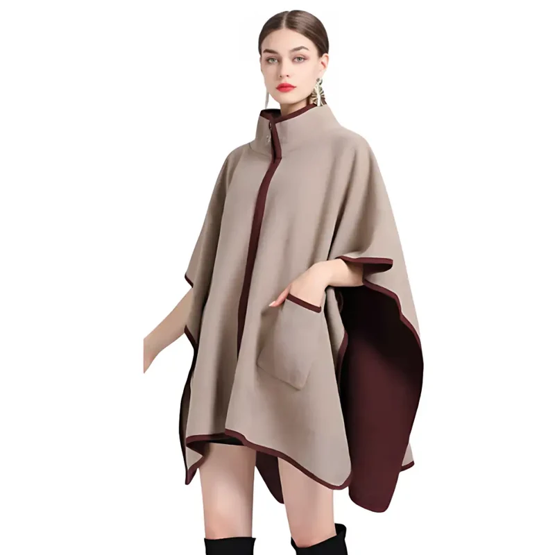 Poncho kimono femme