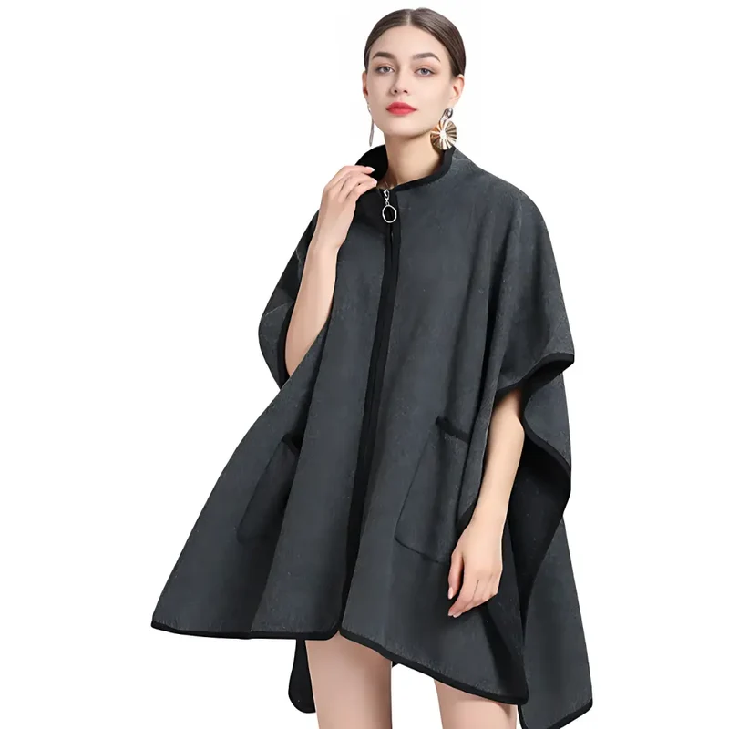 Poncho kimono femme