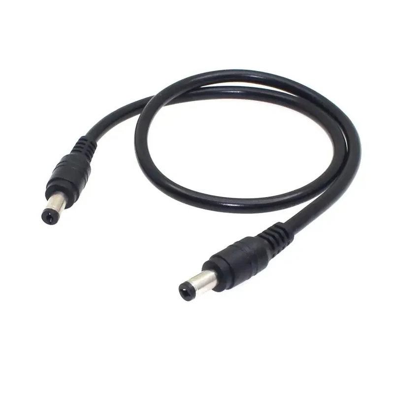Câble adaptateur d'alimentation CC 18 AWG rallonges d'alimentation jusqu'à 3M 12V 10A "Flashfish - DC5521 mâle-mâle"