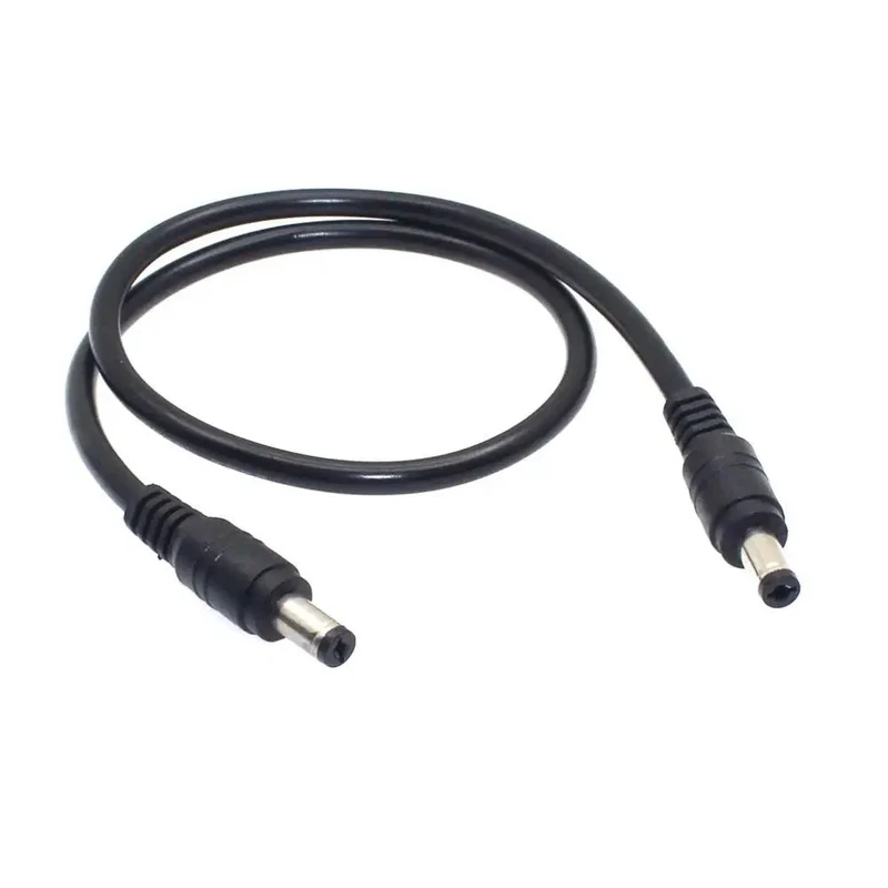 Câble adaptateur d'alimentation CC 18 AWG rallonges d'alimentation jusqu'à 3M 12V 10A "Flashfish - DC5521 mâle-mâle"