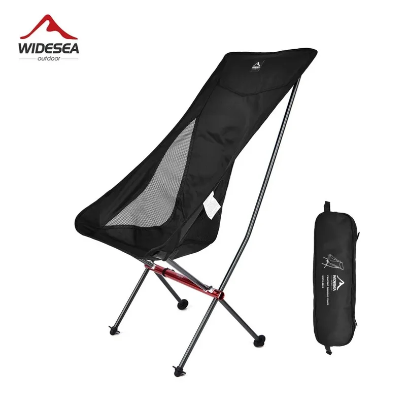 Chaise de camping pliante 1,36kg en tissu oxford 600D "Widesea - WSCH series"