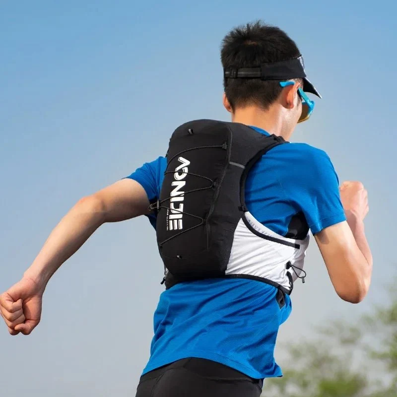 Sac de course et hydratation trail / marathon / randonnée unisexe 10L "AONIJIE - Confort zone 10"