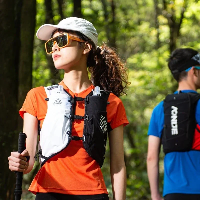Sac de course et hydratation trail / marathon / randonnée unisexe 10L "AONIJIE - Confort zone 10"