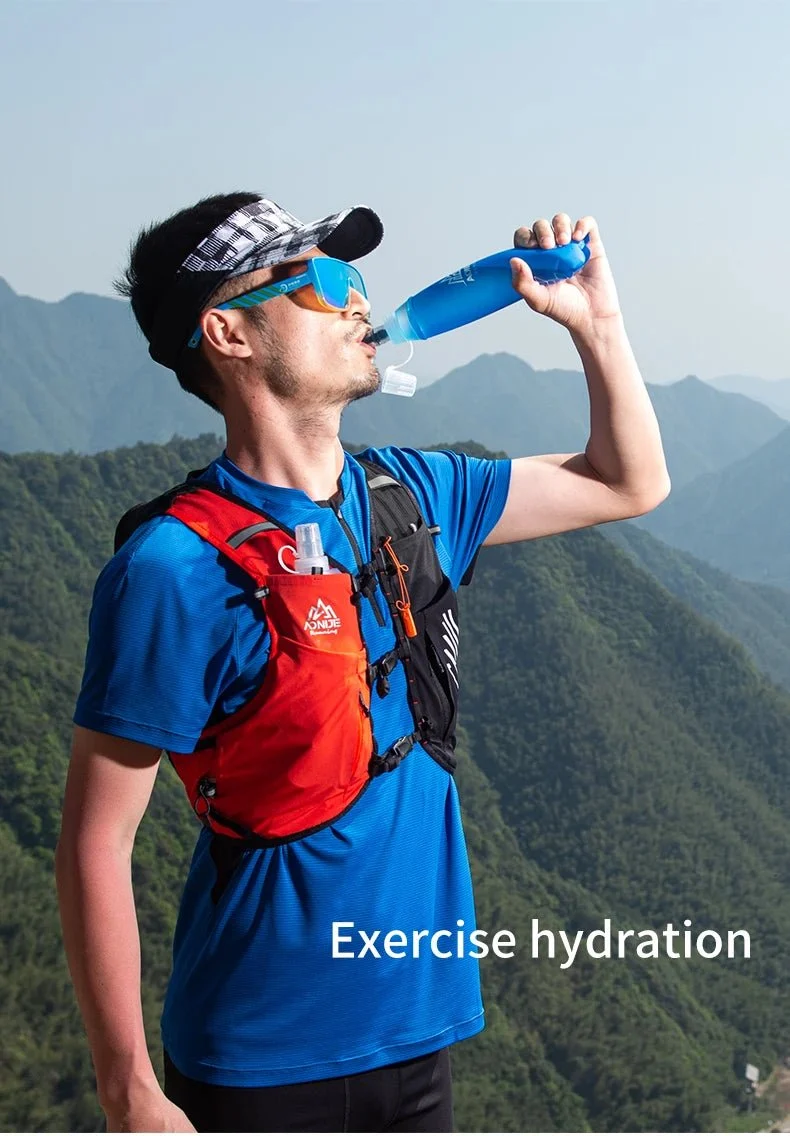 Sac de course et hydratation trail / marathon / randonnée unisexe 10L "AONIJIE - Confort zone 10"
