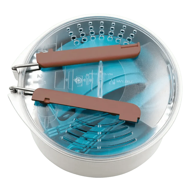 Ensemble popote et couverts en inox et polypropylène pour 1 ou 2 personnes "Laken - LSS16 series"