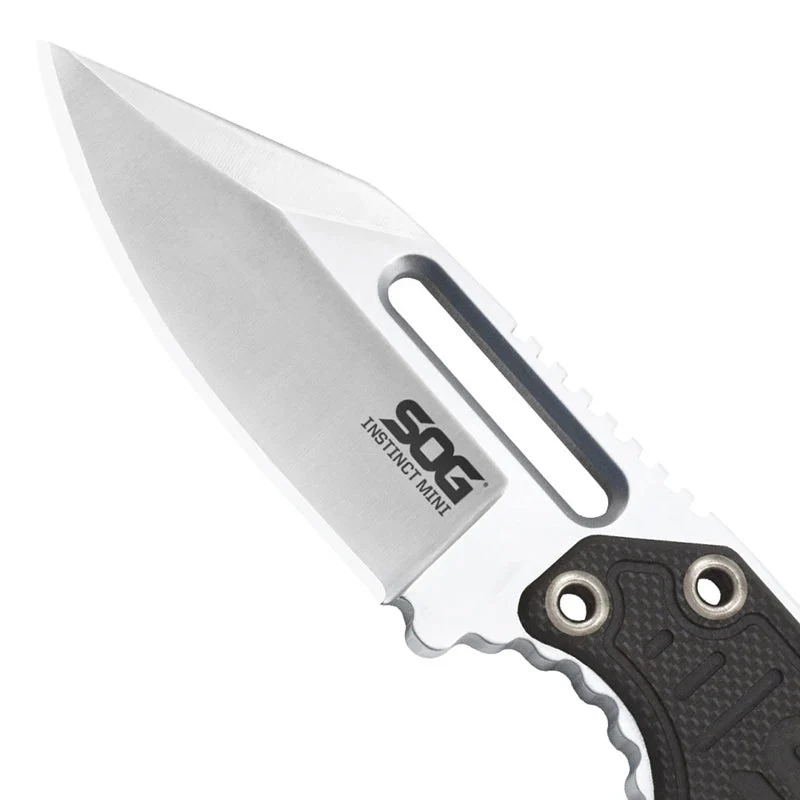 Couteau fixe de poche tactiques portable, autodéfense / EDC "SOG - Instinct mini G10 NB1002-CP'