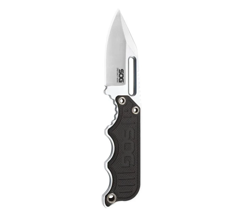 Couteau fixe de poche tactiques portable, autodéfense / EDC "SOG - Instinct mini G10 NB1002-CP'