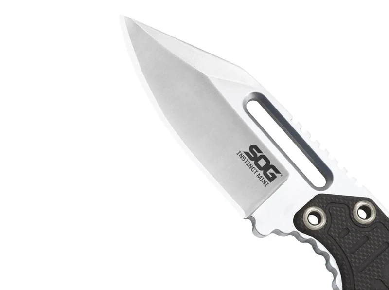Couteau fixe de poche tactiques portable, autodéfense / EDC "SOG - Instinct mini G10 NB1002-CP'